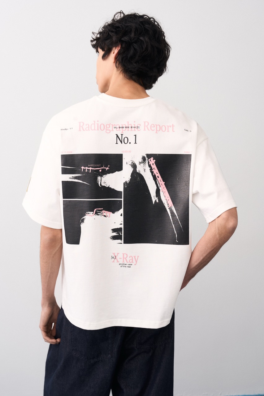 Футболка Пластинки (XL, Айвори)