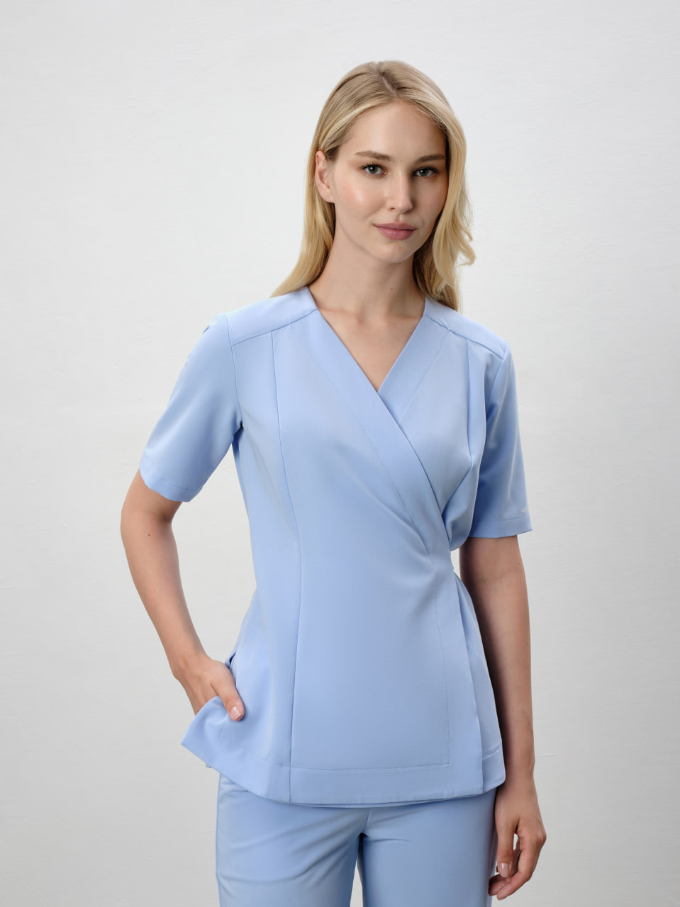 Топ Кимоно 112 (2XL, Классический голубой)