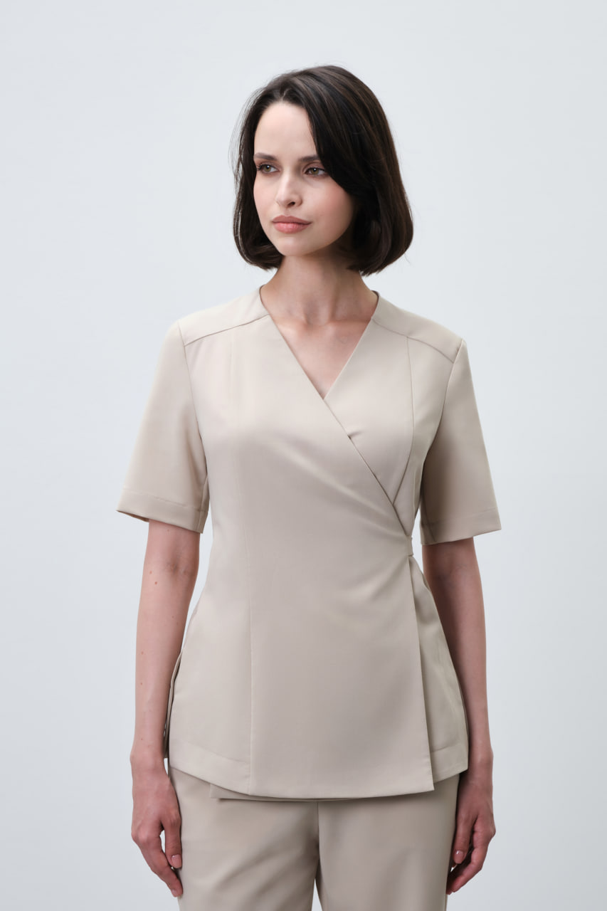Топ Кимоно 112 (2XL, Бежевый)