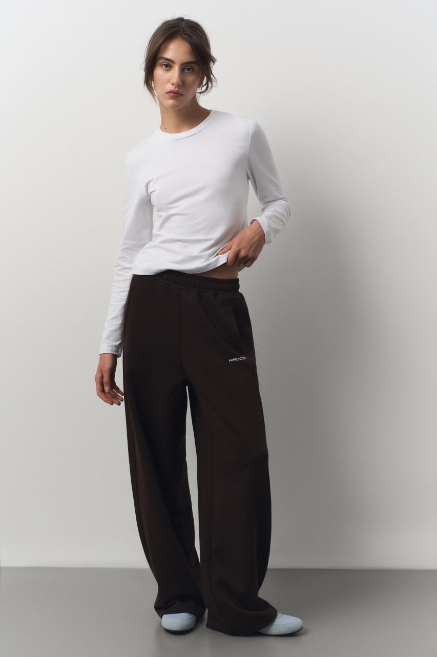 Лонгслив Женский (XL, Белый)