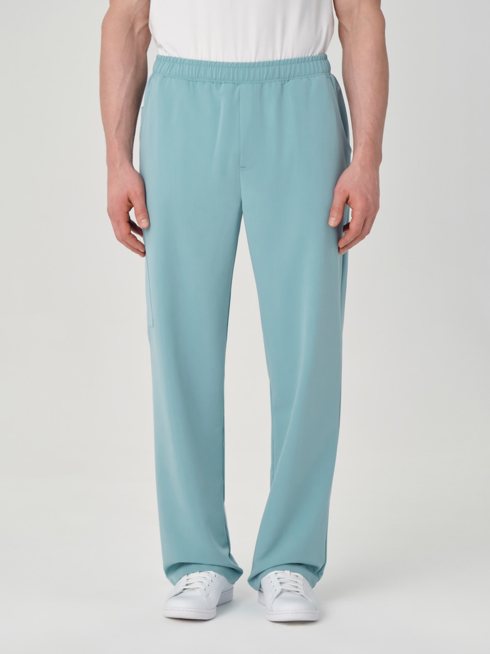 Брюки свободные мужские (3XL, Мятный)