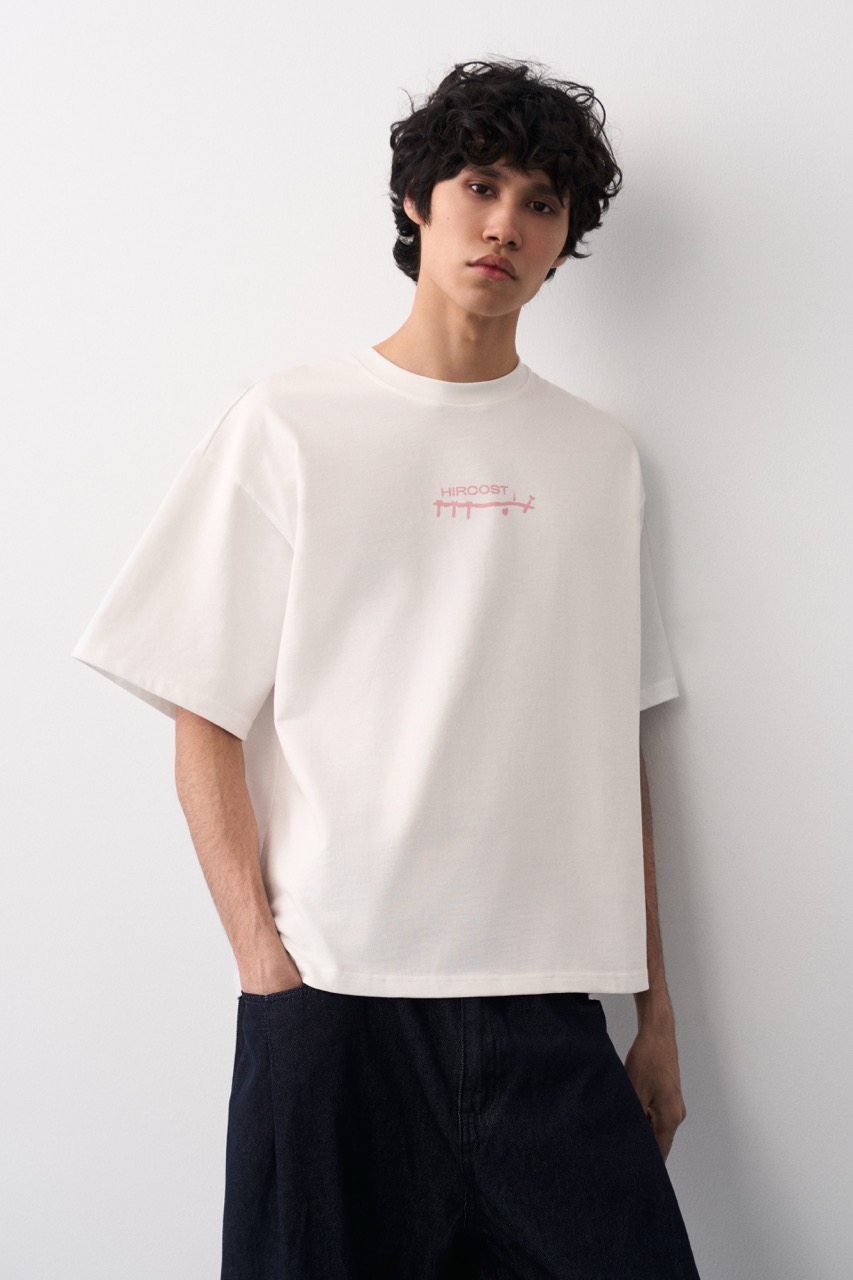 Футболка Пластинки (XL, Айвори)