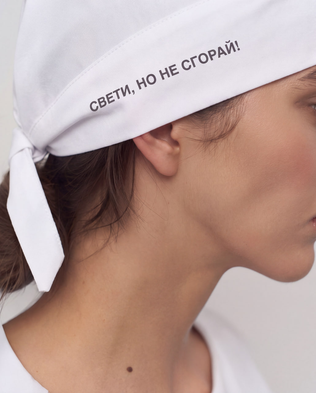 Шапочка медицинская (L, Белый)