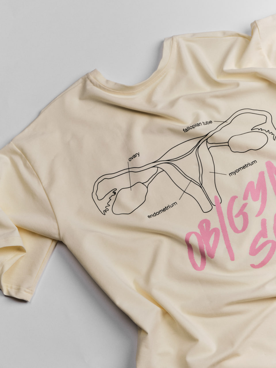 Футболка Гинеколог (XL, Латте)