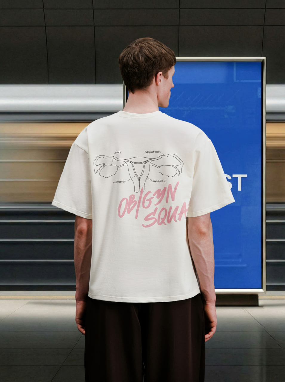 Футболка Гинеколог (XL, Латте)