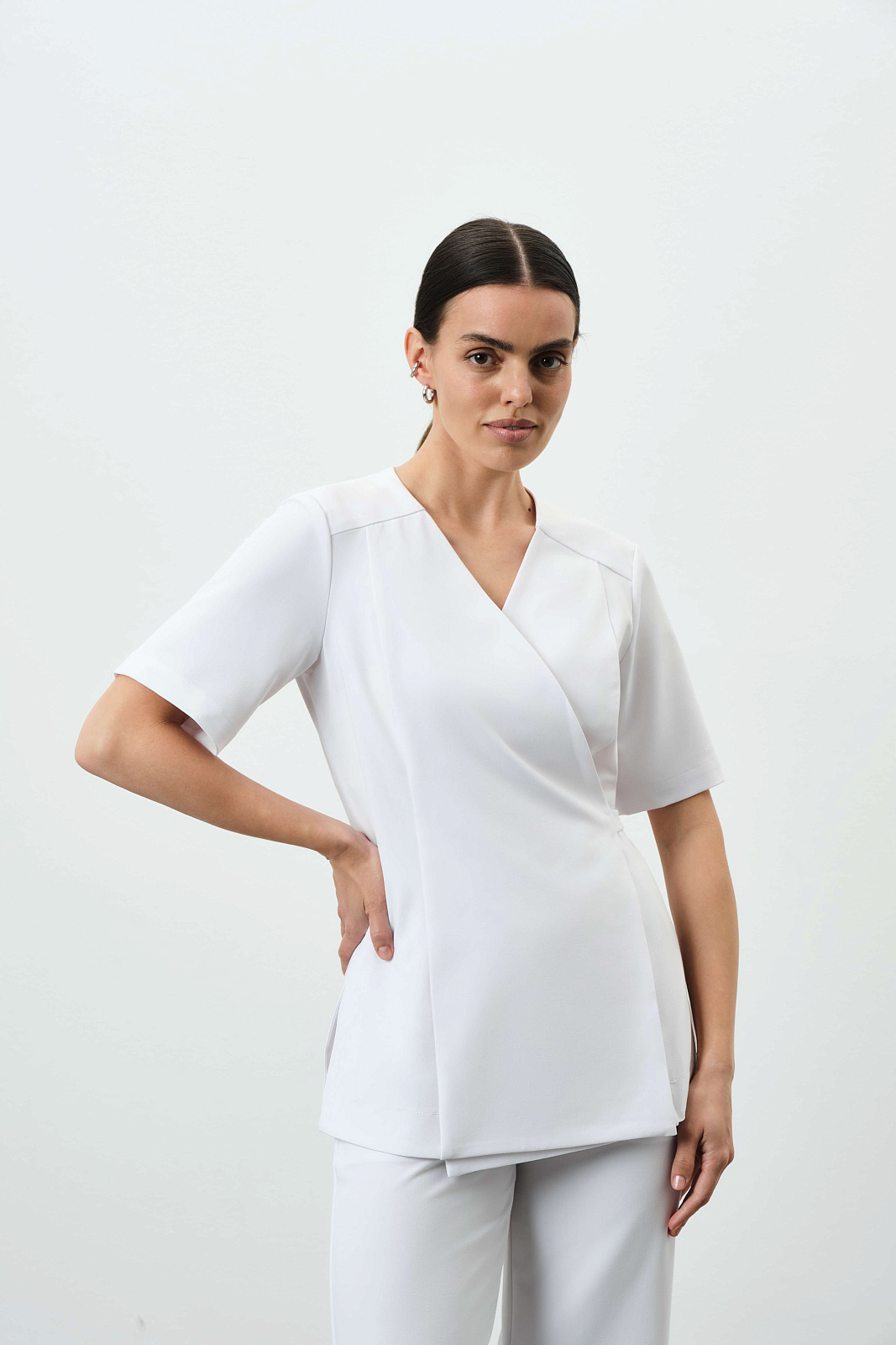 Топ Kimono (XL, Белый)