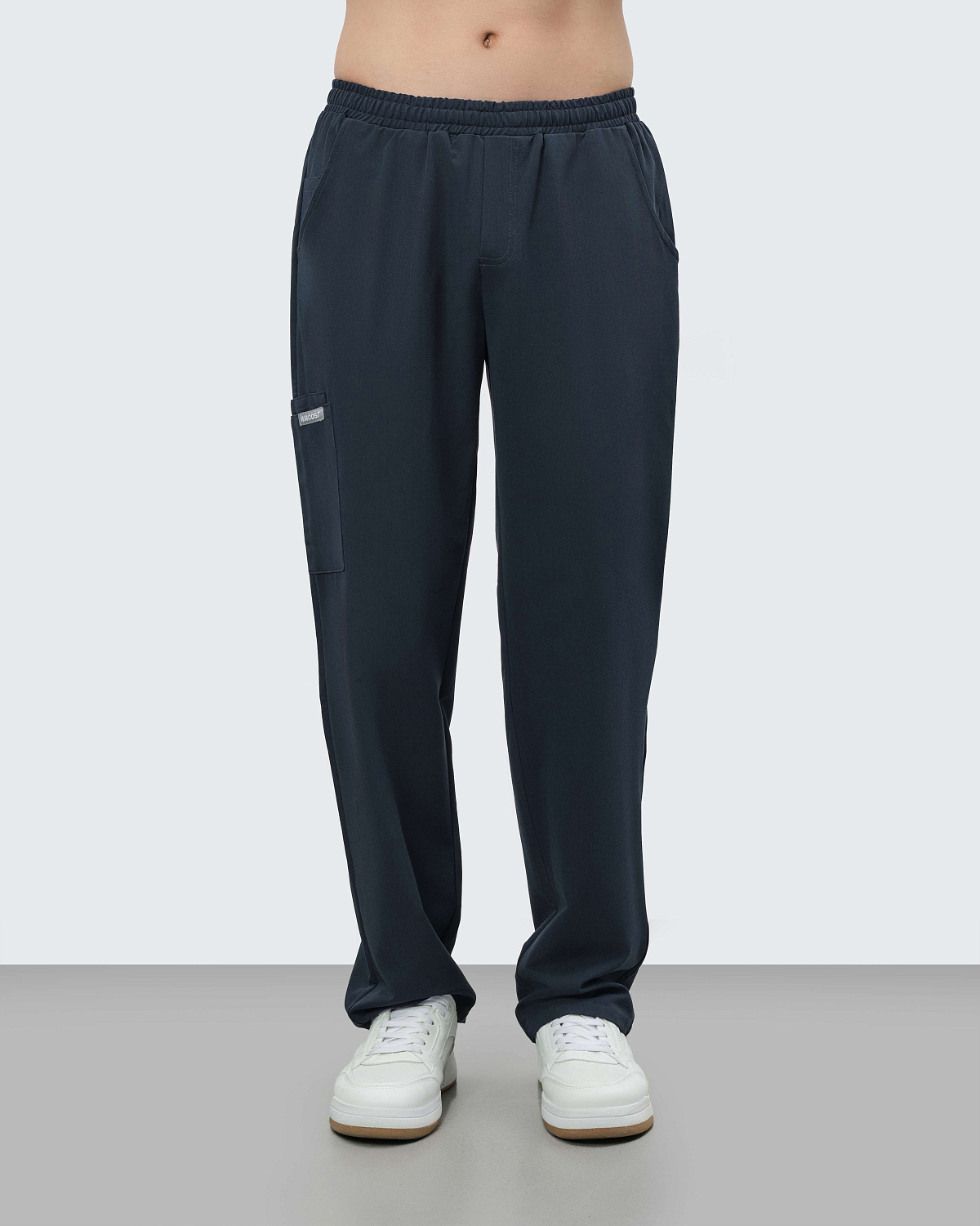 Брюки свободные мужские (XS, Графитовый)