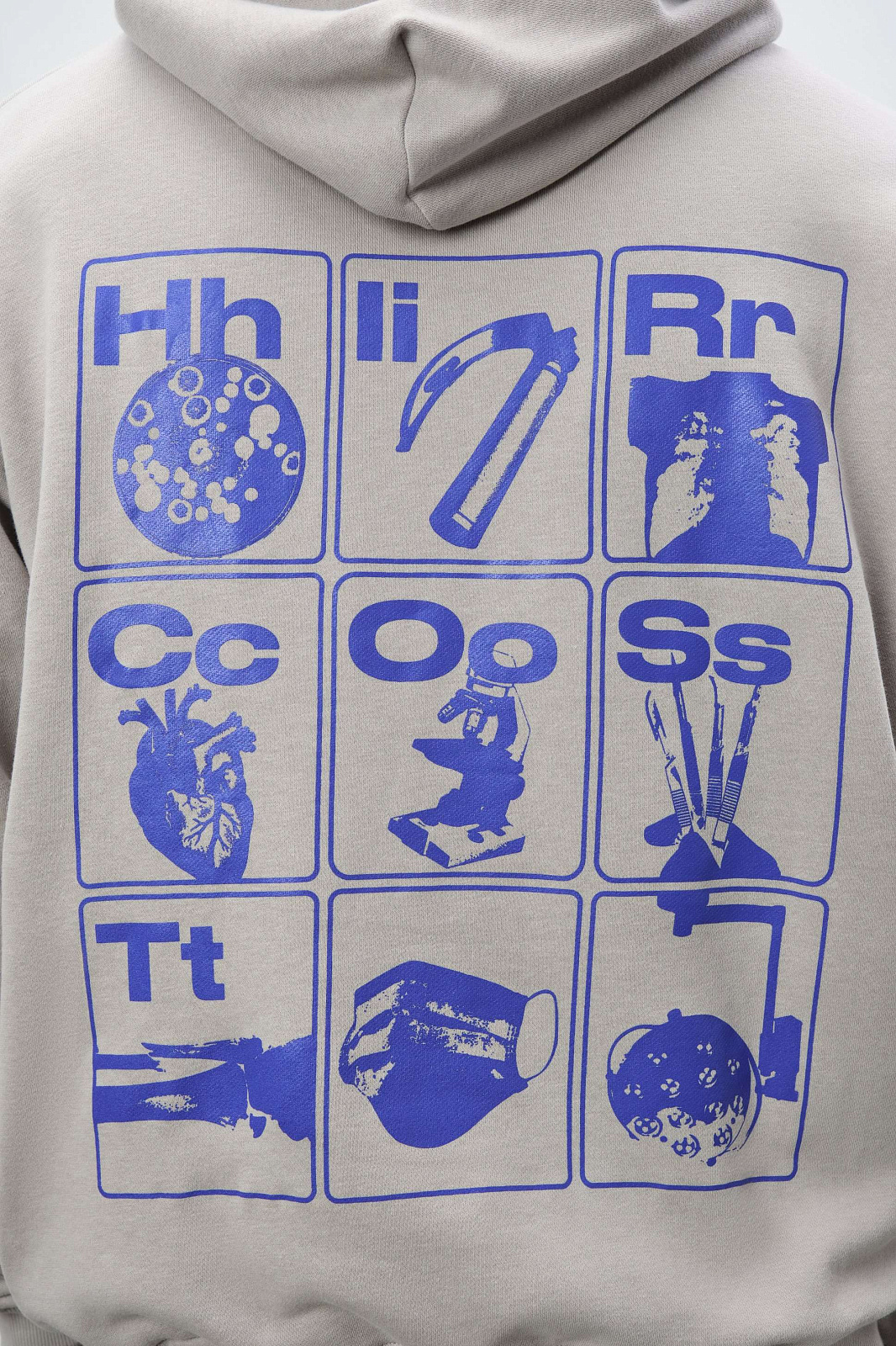 Худи с карманом Hircost 2.0 (S, Светло-серый)