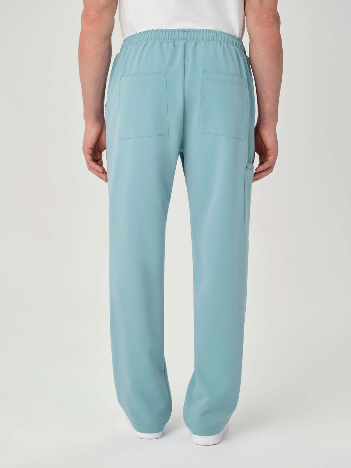 Брюки свободные мужские (3XL, Мятный)