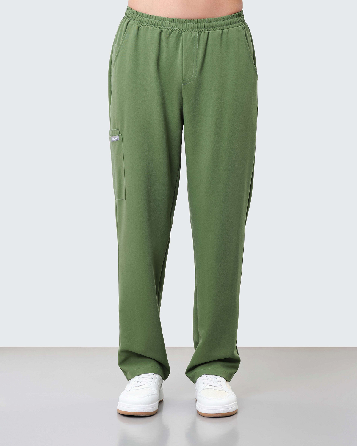 Брюки свободные мужские (XS, Кипарис новый)