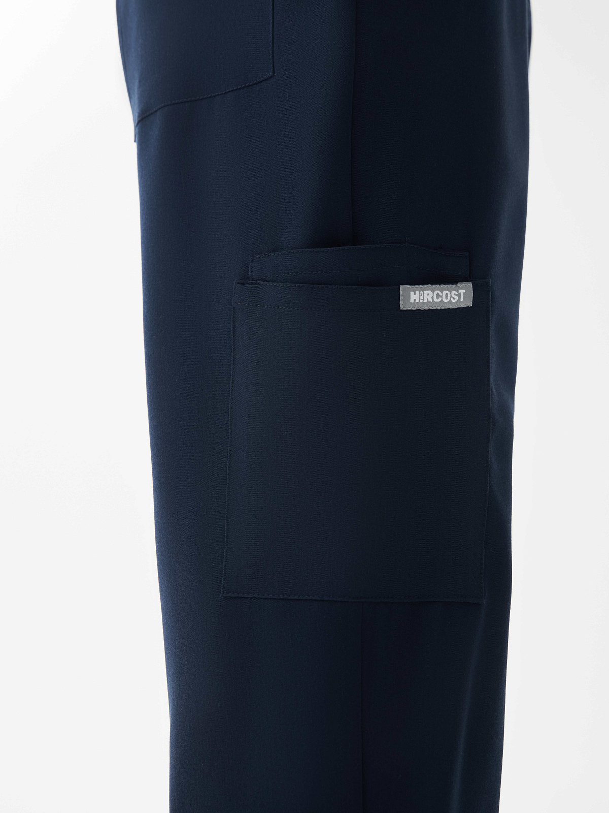 Брюки свободные мужские (3XL, Темно-синий)