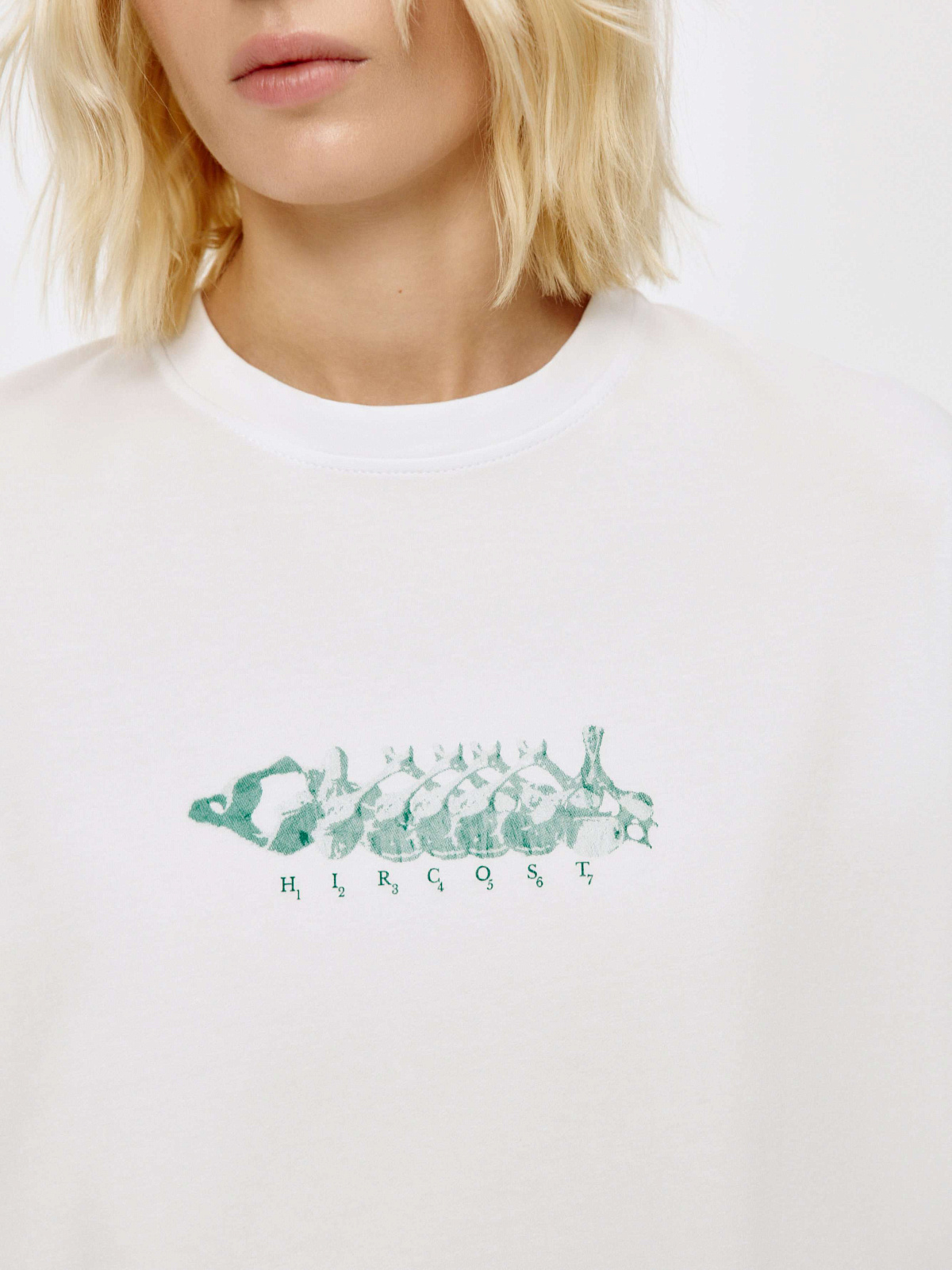 Футболка Анатомия (XL, Белый)