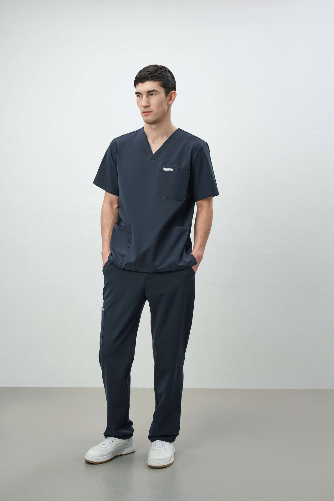 Брюки свободные мужские (XS, Графитовый)