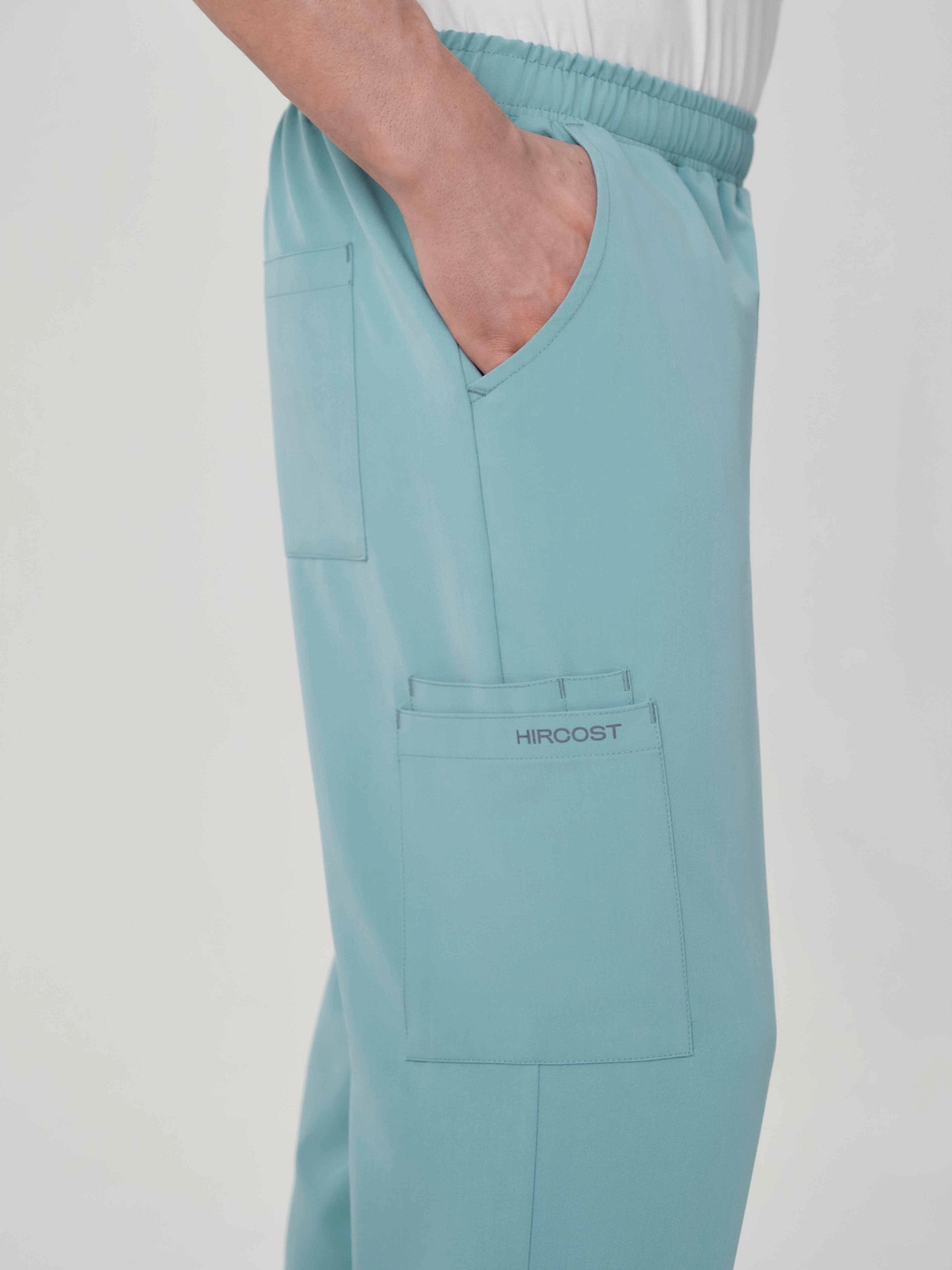 Брюки свободные мужские (3XL, Мятный)