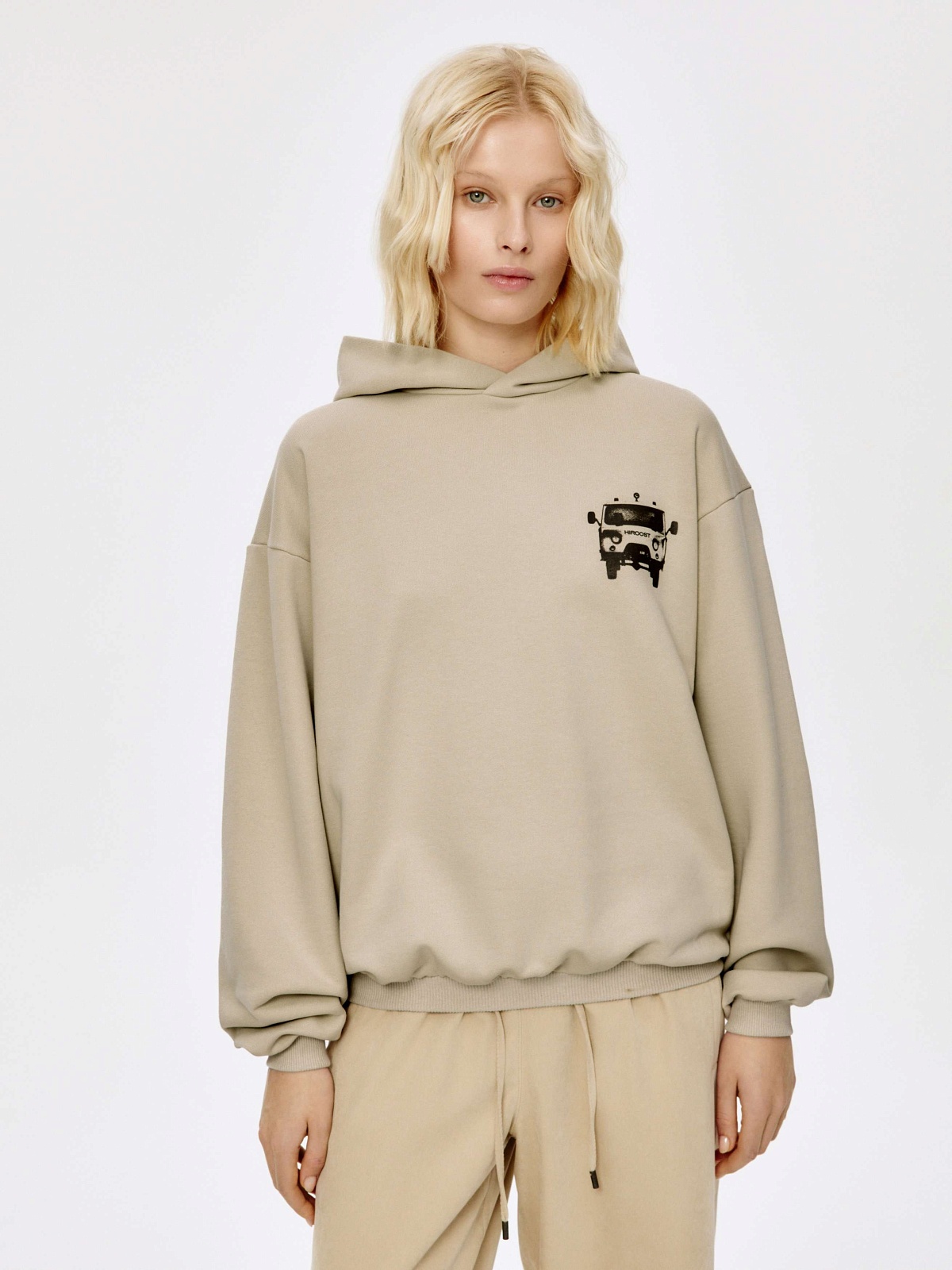 Худи 103 (L-XL, Светло-бежевый)