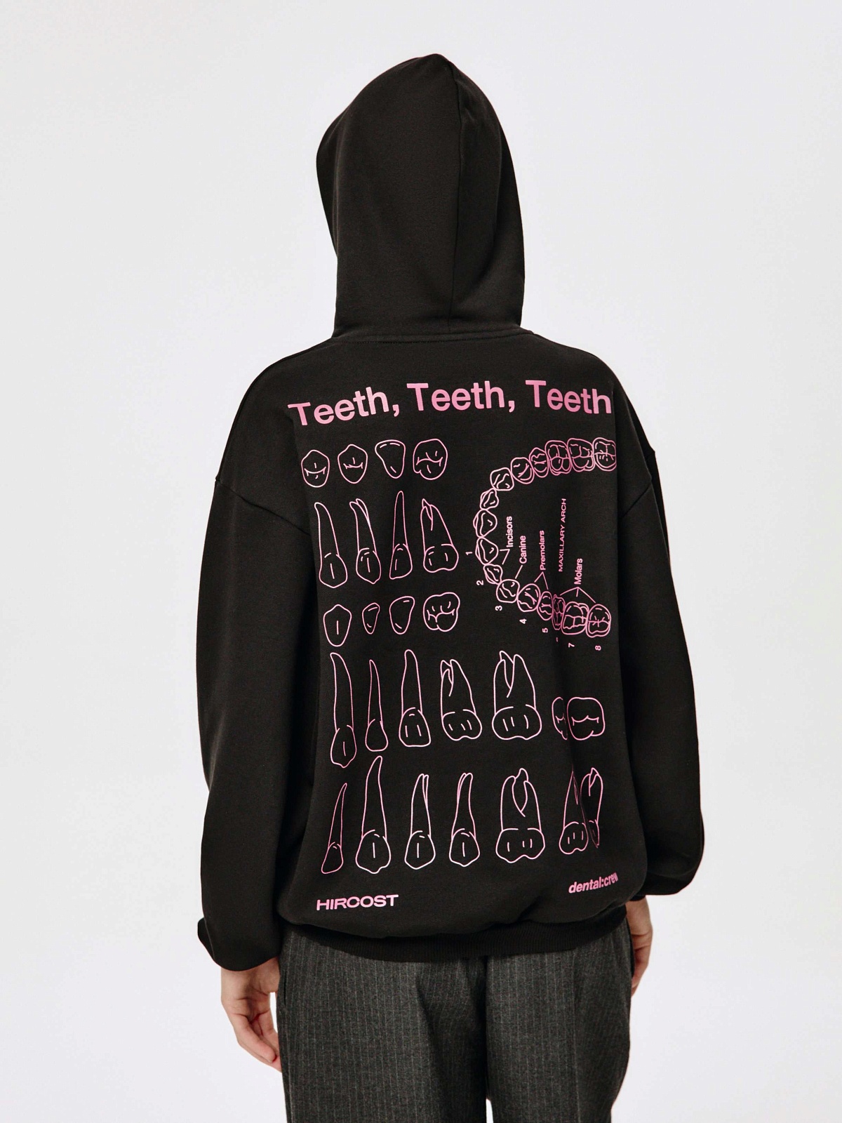 Худи Моляры (L-XL, Черный)