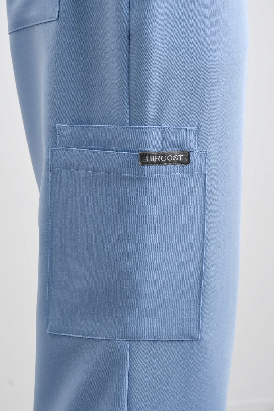 Брюки свободные мужские (XL, Небесный)