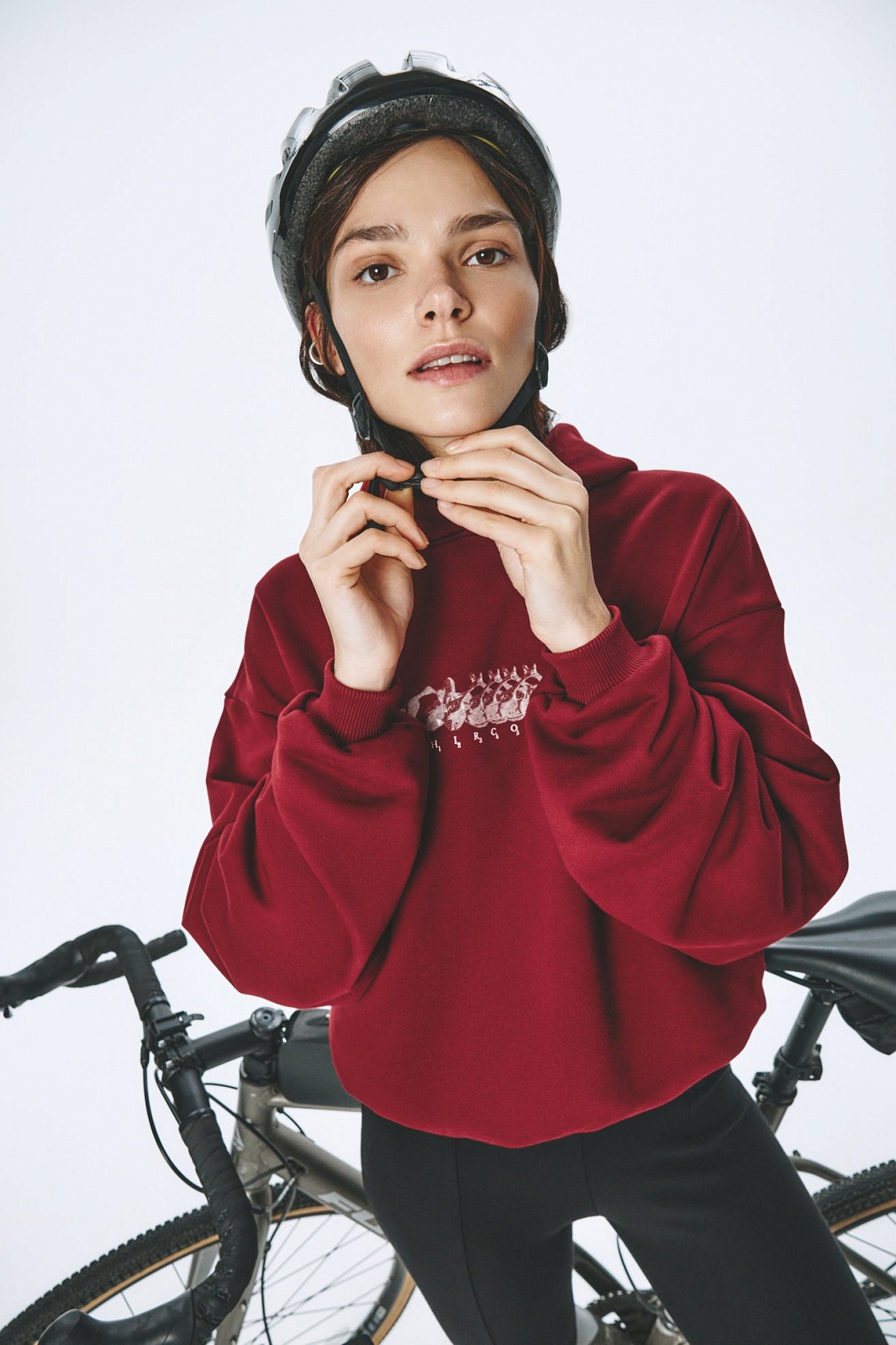 Худи Анатомия (L-XL, Бордовый)